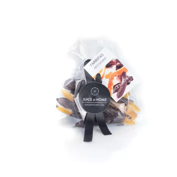 Chocolate Negro Artesanal Farripas de Laranja . Juice at Home