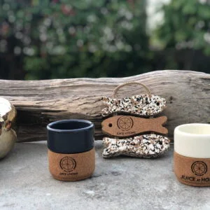 giftbox chávena expresso e base de cortiça